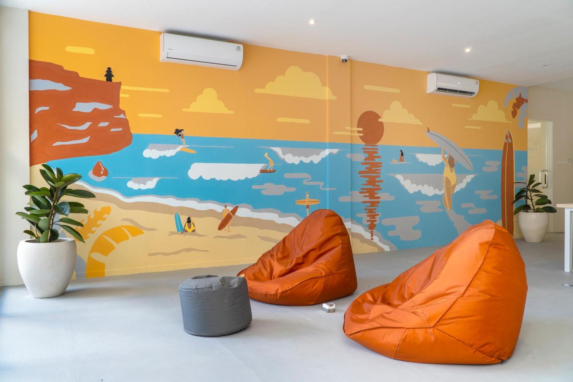 Bali Bustle Sunset Coliving And Coworking Space Legian Dış mekan fotoğraf