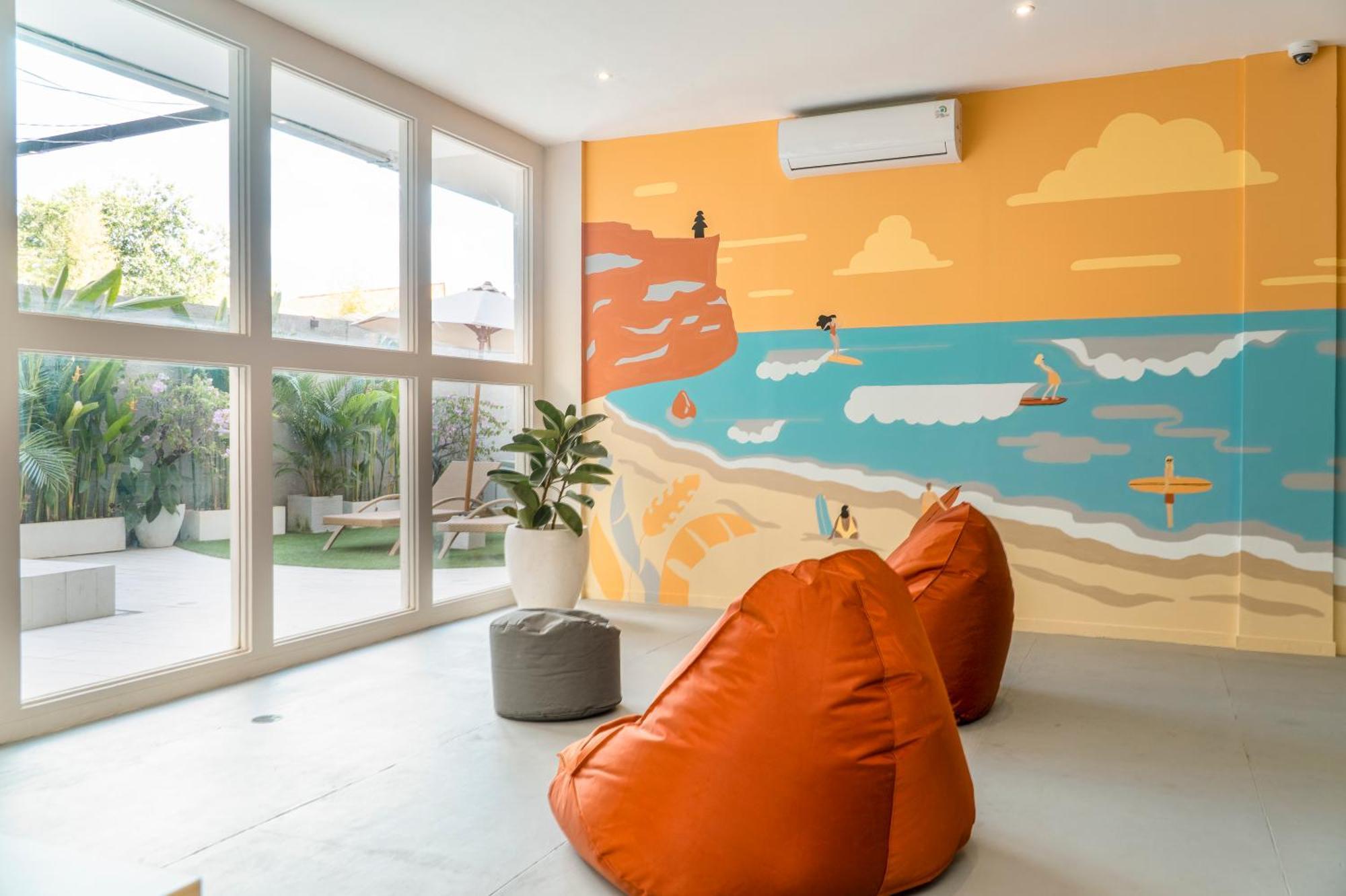 Bali Bustle Sunset Coliving And Coworking Space Legian Dış mekan fotoğraf